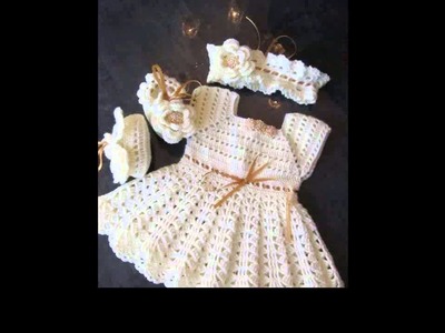 Crochet dress for newborn