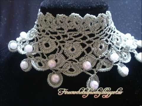 Crochet Pearl Jewelry by Fine Crocheted Jewelry
