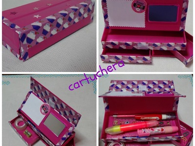 DIY cartuchera. pencil case