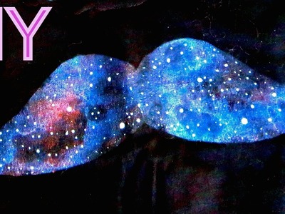 DIY Clothes! Galaxy Mustache Cup up T-Shirt