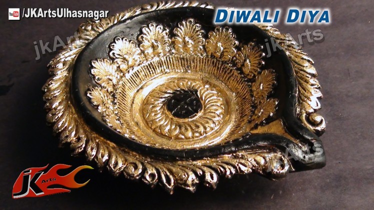 DIY Diwali Diya Decoration| How to |  JK Arts 421