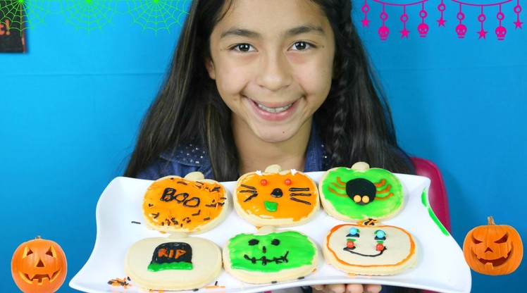 DIY Halloween Cookies Kit Spider, Cat, Frankie Stein |B2cutecupcakes