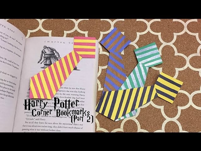 DIY Harry Potter corner bookmarks | Part 2