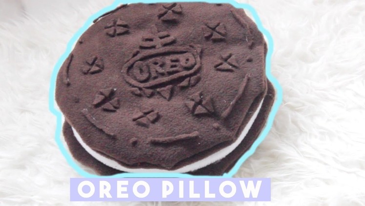 DIY Room Decor • Oreo Pillow (No Sew)  • heartcindy