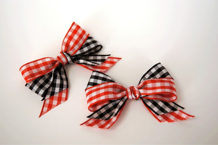 Double Looped Bow with a Twist