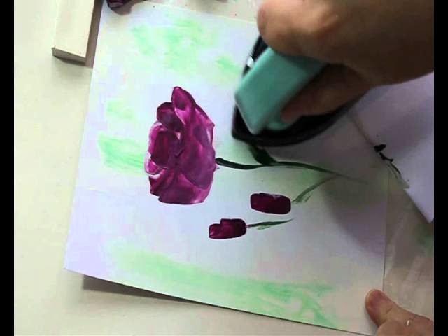 Encaustic Art Flower Painting : Roses by Art In Wax