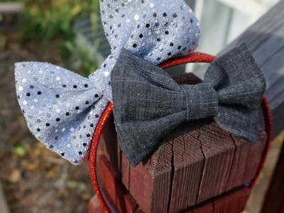 Fabric Hair Bow Tutorial with Artemis in Love