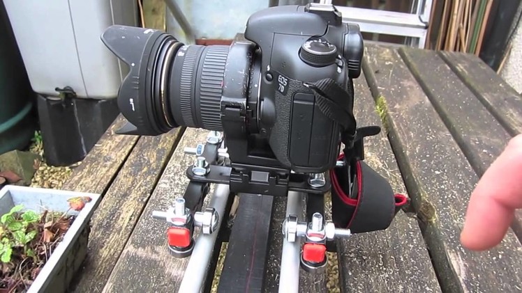 Homemade dSLR track dolly. slider (DIY, how to) with motor