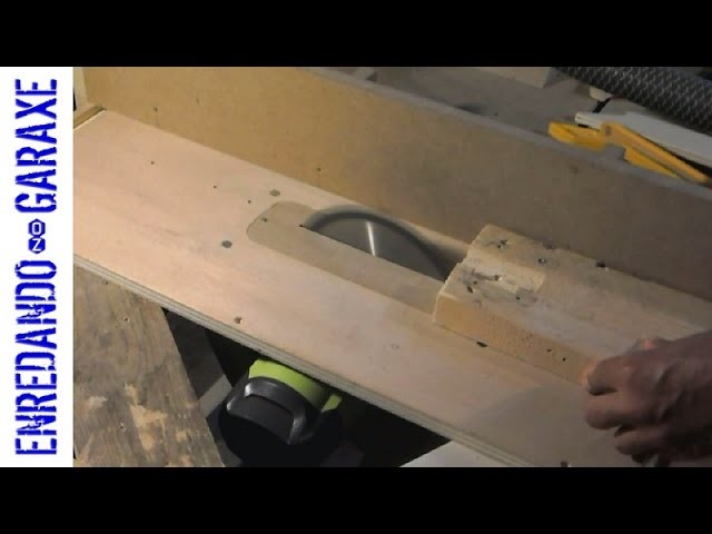 Homemade table saw with lift, part 1