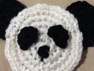 How To Crochet A Simple Panda Bear Applique - DIY Crafts Tutorial - Guidecentral