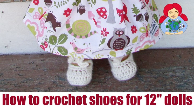 How to crochet doll shoes (for 12" Sami Dolls) | Sami Dolls Tutorials