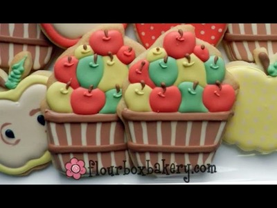 How to Decorate an Apple Basket Cookie