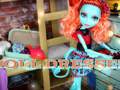 How to Make a Doll Dresser - Doll Crafts