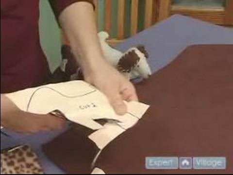 How to Make a Stuffed Animal : How to Cut & Pin Fabric for a Stuffed Animal