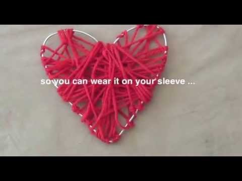 How to make a yarn heart