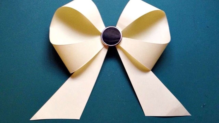 How To Make Easy Paper Bow - DIY Crafts Tutorial - Guidecentral
