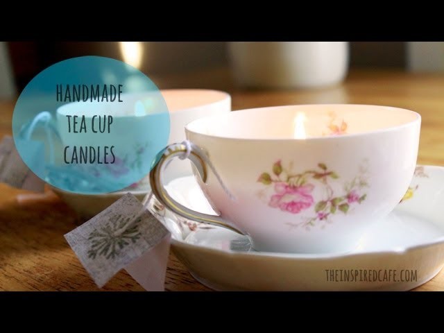 How to Make Handmade Tea Cup Candles