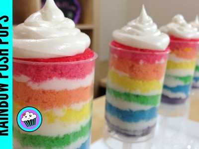 How to make Rainbow Cake - Pinch of Luck