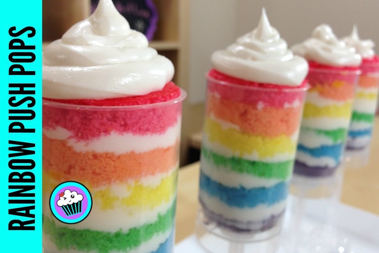 How to make Rainbow Cake - Pinch of Luck
