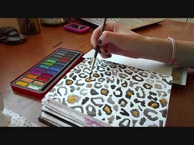 How to: Paint Leopard Print with Watercolours
