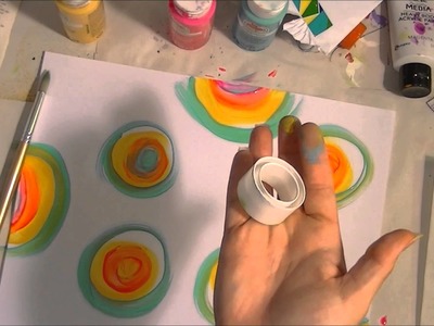 How to paint multi color circles