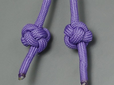 How to tie celtic button knot from paracord