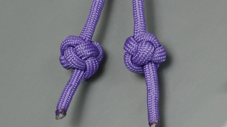 How to tie celtic button knot from paracord
