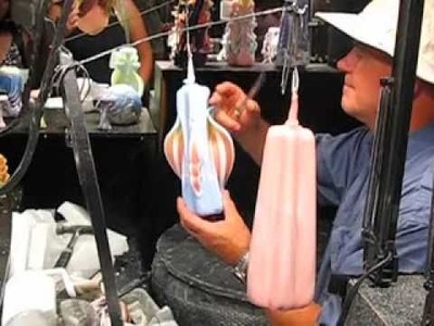 Intricate Candle Carving