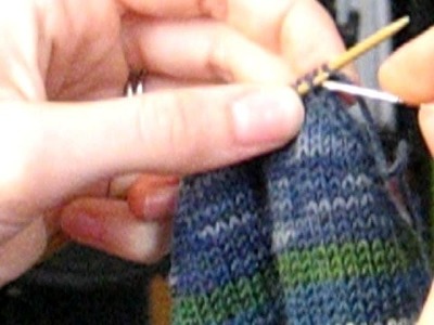 Kitchener Stitch To Close Sock Toe