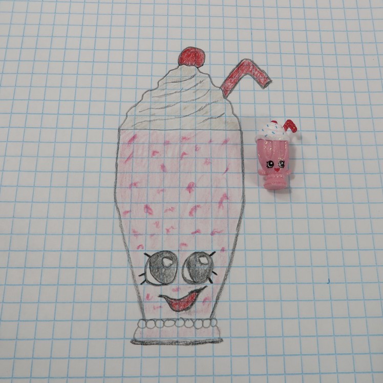 Learn How To Draw Shopkins Millie Shake With Paul PSToyReviews