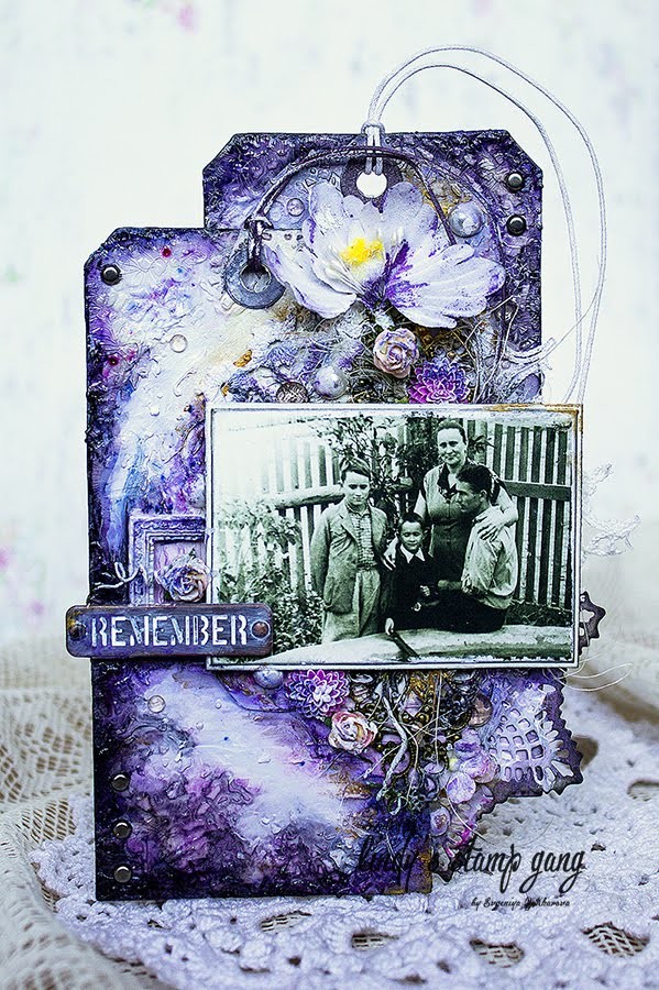 Lindy's Stamp Gang Photo Frame Video Tutorial