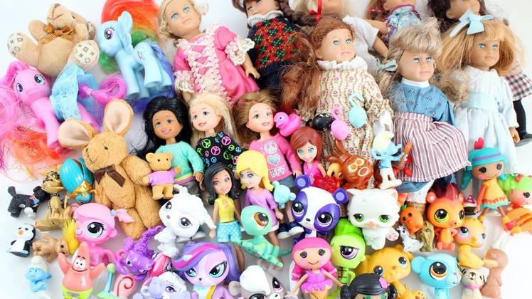 Mi Mini Colección de Mini Muñecas - Lalaloopsies, American Girl, LPS, MLP, Polly Pocket, etc