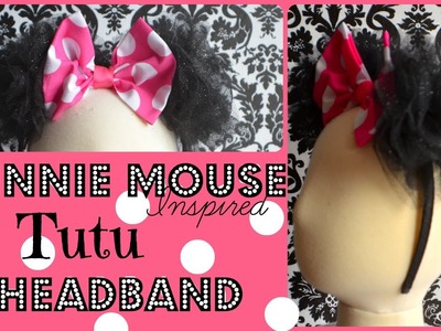 Minnie Mouse Tutu Ears Headband