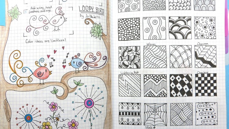 My Go-To Doodle. Drawing Journal Flip Through