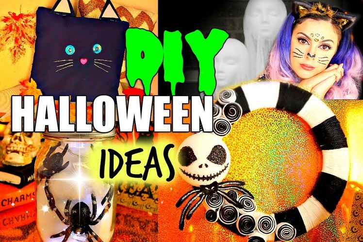 Pinterest Inspired Halloween DIY Decoration Ideas! Nightmare Before Christmas Decor and more!