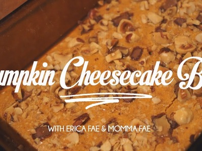 Pumpkin Cheesecake Bars