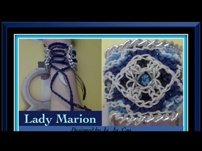 Rainbow Loom Band Lady Marion Bracelet Tutorial.How To