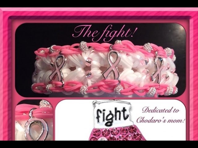 Rainbow Loom Band The Fight Bracelet Tutorial.How To