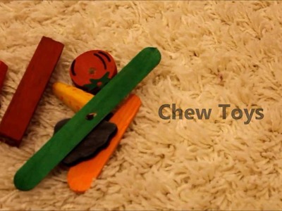 Recycle Old Chew Toys *Home-made Kabob*
