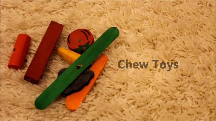 Recycle Old Chew Toys *Home-made Kabob*