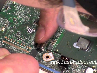 Soldering the Power Socket On a Laptop Motherboard