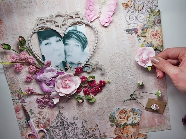 Super EASY & Fast Scrapbooking page tutorial 'Sisters' for My Creative Scrapbook