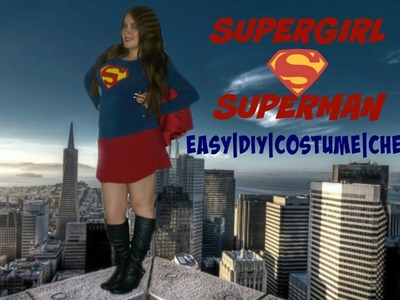 SuperGirl. Superman DIY HALLOWEEN COSTUME
