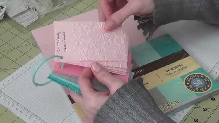 Tidbit Tutorial - Embossing Folder and Washi Tape Swatches
