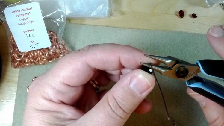 Tutorial - how to wire wrap a bead on a head pin