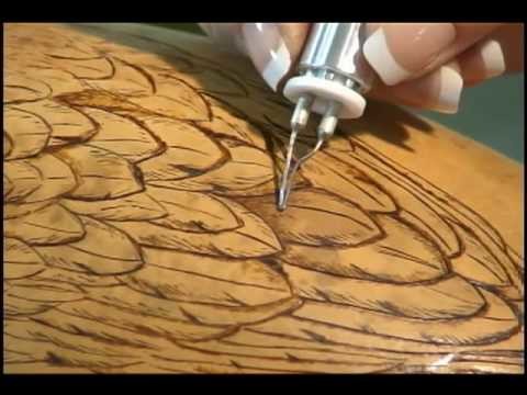 Woodburning on Gourds with Carrie Dearing