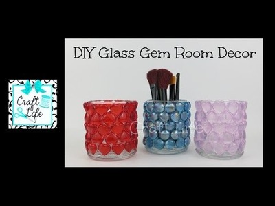 Craft Life ~ DIY Decorative Glass Gem Gifts & Room Decor for Valentine's Day