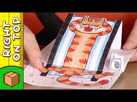 Crafts Ideas for Kids - Cat Pop-Up Card | DIY on BoxYourSelf