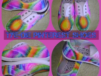 ~~D.I.Y: Pinterest Tie-Dye Sharpie Shoes ~~