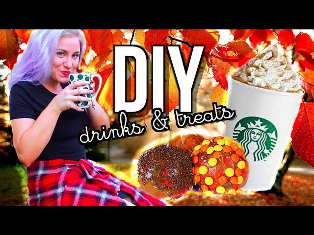 DIY Fall Starbucks Drinks & Treats!